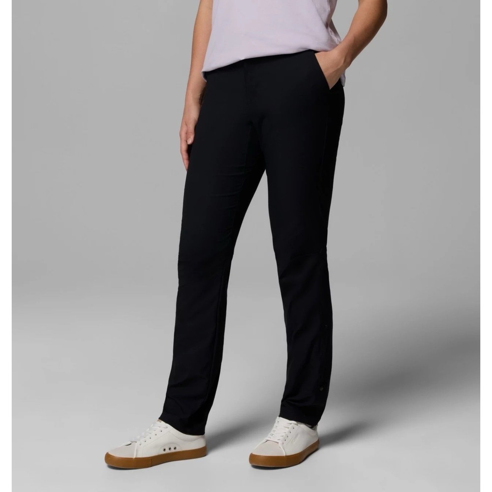 Columbia Leslie Falls Pant II Black Roll Up Hiking / Women's 4